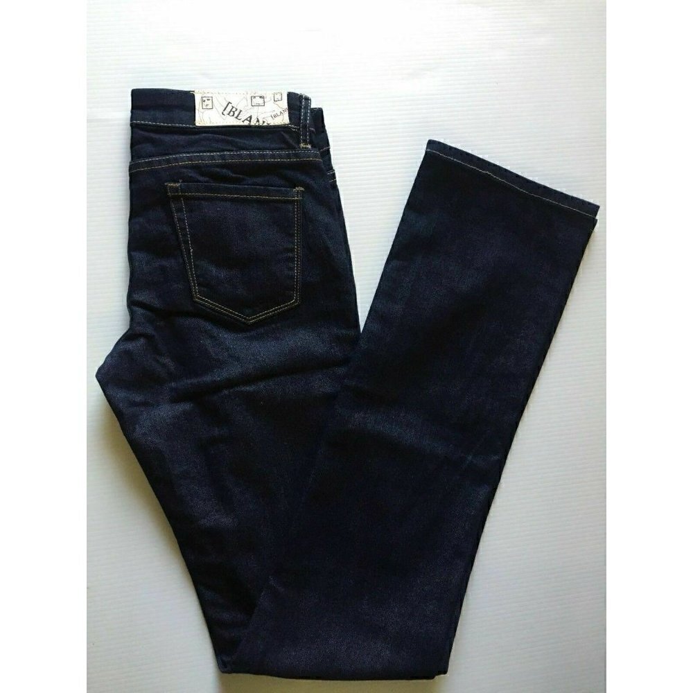 Blank Blue Denim Straight leg Low rise Jeans - Picture 6 of 10